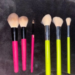 Neon bh cosmetics makeup brushes